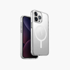 UNIQ HYBRID IPHONE 16 PRO (2024) 6.9 MAGCLICK CHARGING LIFEPRO XTREME (AF) - DOVE (FROST CLEAR)