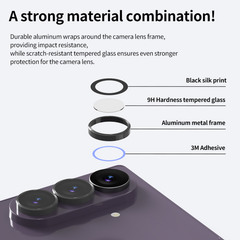 Araree Core Camera Metal Ring 1Pcs Camera Protector For Z Fold 8 Ultra-Clear