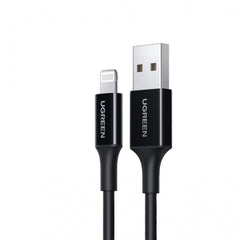 UGREEN USB-A Male to Lightning Male Cable Nickel Plating ABS Shell 1m (Black)US288