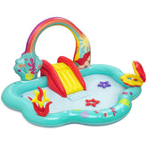 Bestway 2.21M X 1.93M X 1.17M Play Center (Contents: 1 pool, 3 star rings, 6 play balls, repair patch.) Age 2+