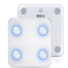 Digital Breathing Light Smart Weighing Scale Battery Powered Accurate Weight Fat Measurement Recommended 180kg Maximum Weight -YK-B2010-W