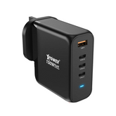 XPower GW150B 150W 4 Outout PD 3.0/Qc/Scp Gan Wall Charger - Black