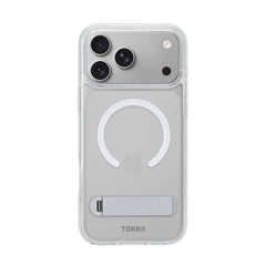 Torrii TORERO (Stand Case+MagSafe Compatible) Cover For iPhone 18 Pro Max (6.9”) - Clear-4895264801205