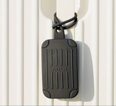 MiLi MiTag Plus Bluetoth Item Finder With Luggage Tag Works with apple Find My - Black