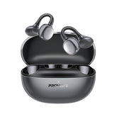 Promate AudioFit™ Open Ear Clip On TWS Earbuds w/ IntelliTouch ,Smart Touch Contro,Black