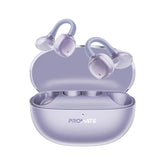 Promate AudioFit Open Ear Clip On TWS Earbuds w/ IntelliTouch , Smart Touch Contro,perple