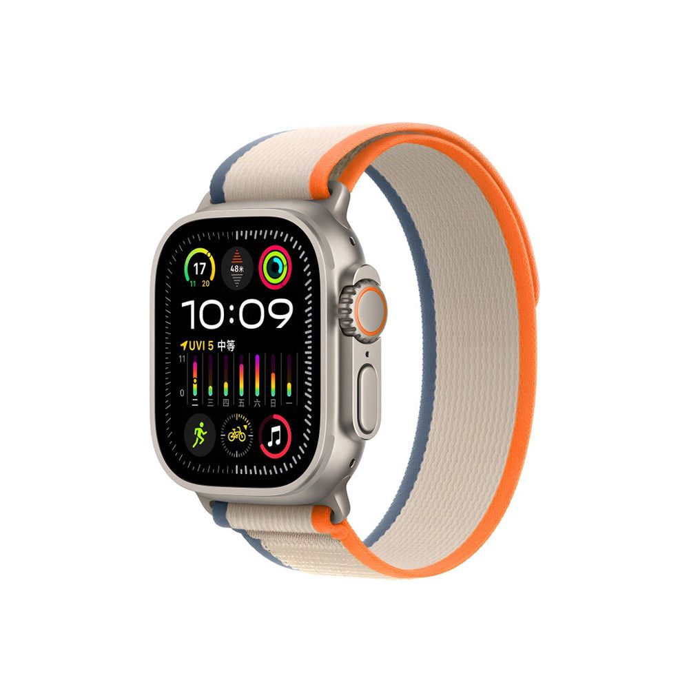 WIWU Nylon Loop Watch Band42/44/45/49mmWi-WB006 Orange+Beige