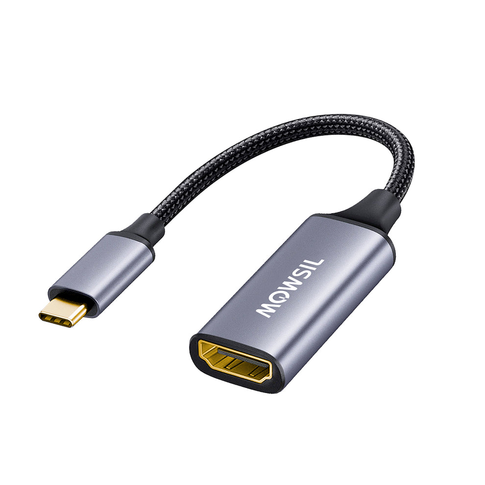 Mowsil USB-C to HDMI Adapter – 4K@60Hz, Aluminum Alloy, High-Speed Converter for MacBook, Laptop & iPad