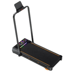 Black Bull 12% Auto Incline Walking Pad Treadmill with Handrail and Bluetooth