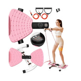 Black Ball Waist Trainer and Fitness Device, Abdominal Exercise Board with Smart LED Digital Display, 300 lb Capacity, 20 dB Ultra Quiet and Anti-Slip