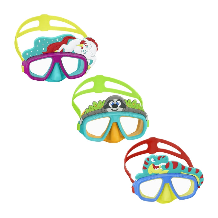 BESTWAY AQUAPALS MASK (Contents:one Mask, 3 assorted colors) Age 3+
