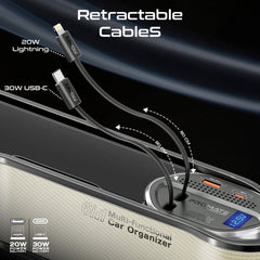 منظم سيارة متعدد الوظائف ومحطة شحن بقدرة 65 واط - بيج