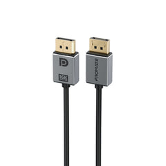Promate 16K@60Hz High Definition Display Port 2.0 Cable, Black