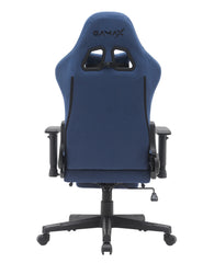 Gamax Gaming Chair model BS-7970 with Foot Rest - Dark Blue ( Installation not included )