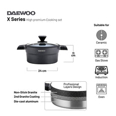 Daewoo Casserole Pot -DCC 3200-BK