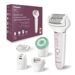 PANASONIC Wet & Dry Cordless Epilator, 5 Attachments.