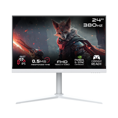 GAMEON GOAP24FHD380IPS Artic Pro Series 24" FHD, 380Hz, MPRT 0.5ms, HDMI 2.1, Fast IPS Gaming Monitor (Support PS5) - White