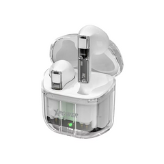XPower BSE10 True Wireless Bluetooth 5.3 Earbuds - Transparent White