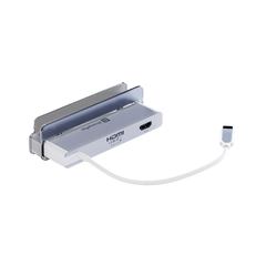 Xtrememac Type-C 6 In 1 Hub With Hanging Stand For iMac - HDMI 4K, Sd, Msd Cards, Usb-C , 2* Usb 3.1