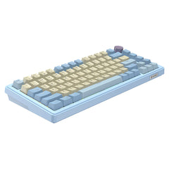 Sades Skyblade 82 82 Key Compact layout 75% with immersive RGB & Multi-Function Knob Wireless mechanical Gaming keyboard - Blue