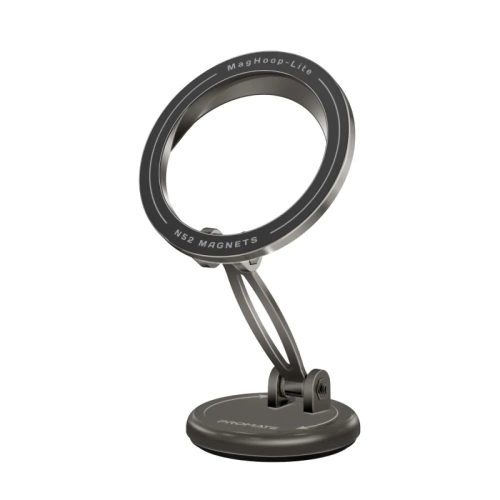 Promate - 360° Cradleless MagSafe Compatible Smartphone Mount , Secure Anti-Slip Mount ,BLACK