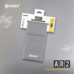 XPower AR2 Power Bank Protective Bag (Rectangle) Silver-4895246613000