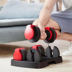Kingsmith DB15A Adjustable Dumbbell, Compact Weight Set, Black