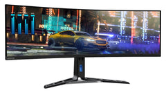Lenovo Legion R45w-30 - 44.5" Dual QHD Curved / 1ms / Up to 170Hz / USB / HDMI 2.1 / LAN / Speaker / Eyesafe / Black - Gaming Monitor
