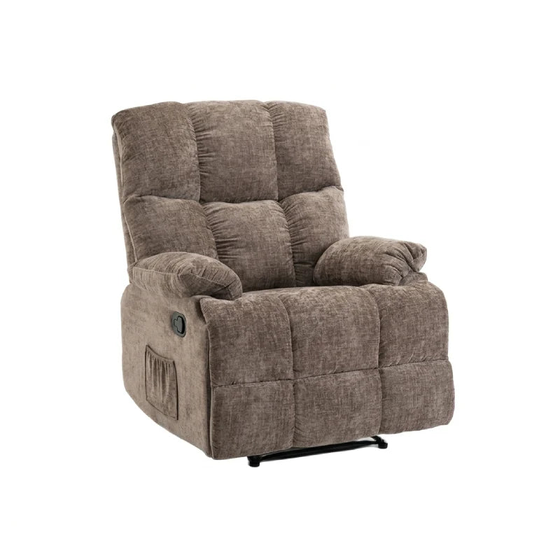Lounge Recliner Sofa – Premium Chenille Fabric Comfort Design (88×94×103 cm) – Brown