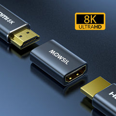 Mowsil HDMI 8K Coupler FF - 2 Pack ,Black