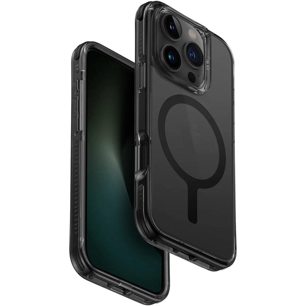 UNIQ HYBRID IPHONE 16 PRO (2024) 6.3 MAGCLICK CHARGING COMBAT - CARBON (BLACK)