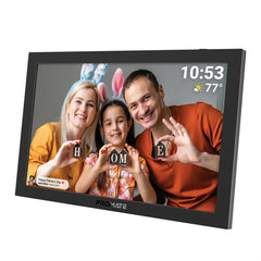 Promate 10.1" Vibrant Full HD Smart Multimedia Wi-Fi Digital Photo Frame,Black