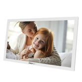Promate 15.6" Vibrant Full HD Smart Multimedia Wi-Fi Digital Photo Frame ,White