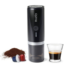 Portable Coffee Maker | Compact Espresso Machine - Black