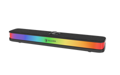 Sades Posevolt SA-SP01-B compact Desktop Soundbar with 6 RGB Modes - Black
