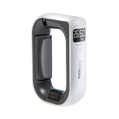 PROMATE Comfort-Grip High Precision Digital Handheld Luggage Scale,White