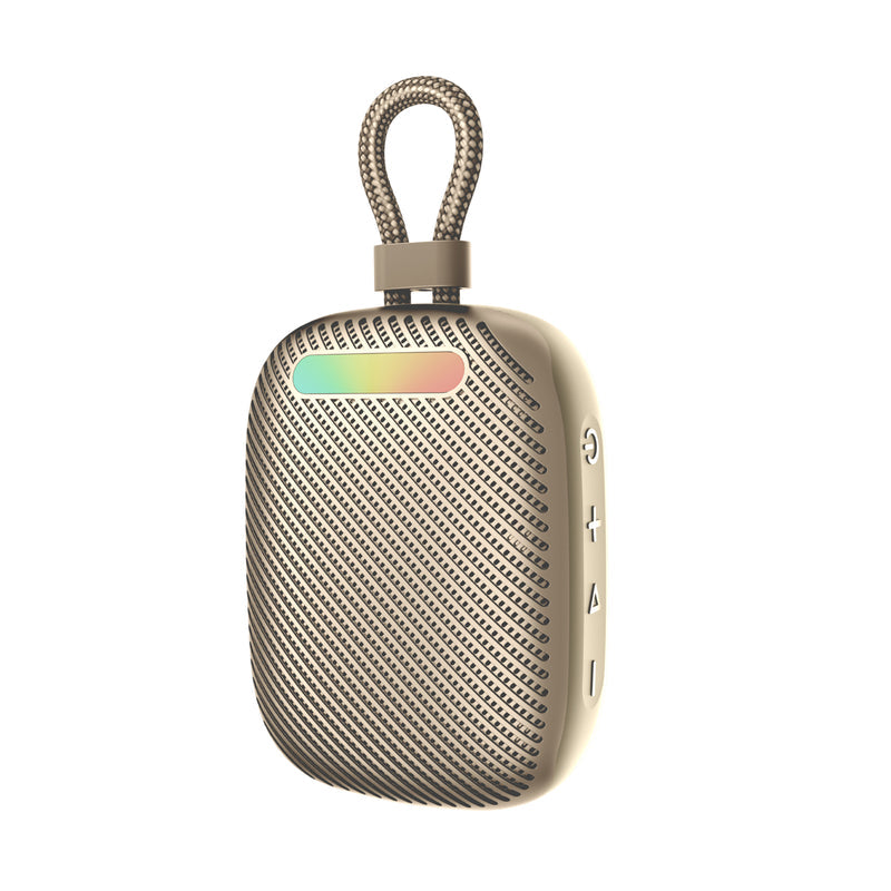 Promate CrystalSound™ 7W High-Definition Wireless Speaker, 7W High Definition Sound ,Bronze Titanium