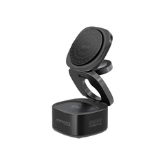 Promate - 4 in 1 65W GaNFast Foldable MagSafe Compatible Wireless Charging Station, 15W MagSafe Compatible Charger,BLACK