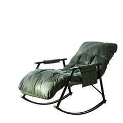 SOMA Recliner Rocking Chair – Modern Ergonomic Reclining & Rocking Design – Premium Fabric – Gray