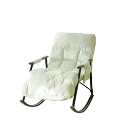 SOMA Recliner Rocking Chair – Modern Ergonomic Reclining & Rocking Design – Premium Fabric – White
