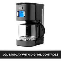 Premium Coffee Machine, 12 Cubs 1.5L