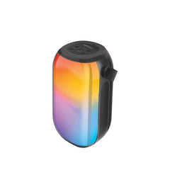 Promate LumiSound™ HD 20W RGB True Wireless Bluetooth v5.3 Speaker ,BLACK