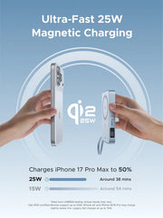UGREEN MagFlow Magnetic Power Bank 10000mAh 25W QI2