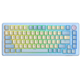 Sades Skyblade 82 82 Key Compact layout 75% with immersive RGB & Multi-Function Knob Wireless mechanical Gaming keyboard - Blue