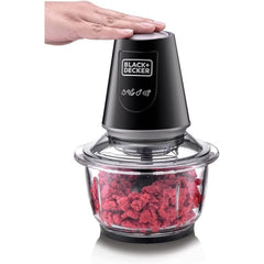 Black & Decker Glass Bowl Chopper 1.2L 400W