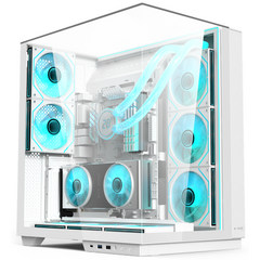 Acer V333W Mid Tower Gaming PC Case – White (8-Fans)