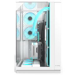 Acer V333W Mid Tower Gaming PC Case – White (8-Fans)