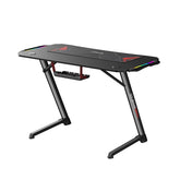 Gamax Z5-1160 Carbon Fiber Gaming Table 110*60*75cm with RGB Light & MousePad