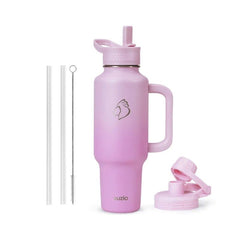 Buzio Trophy Series Handled Water Bottle for Car 1.2L - Pink