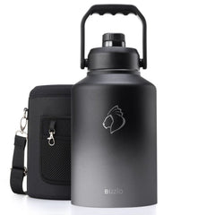 Buzio Rock Series One Gallon Jug with Spout Lid and Sleeve 3.8L - Shadow